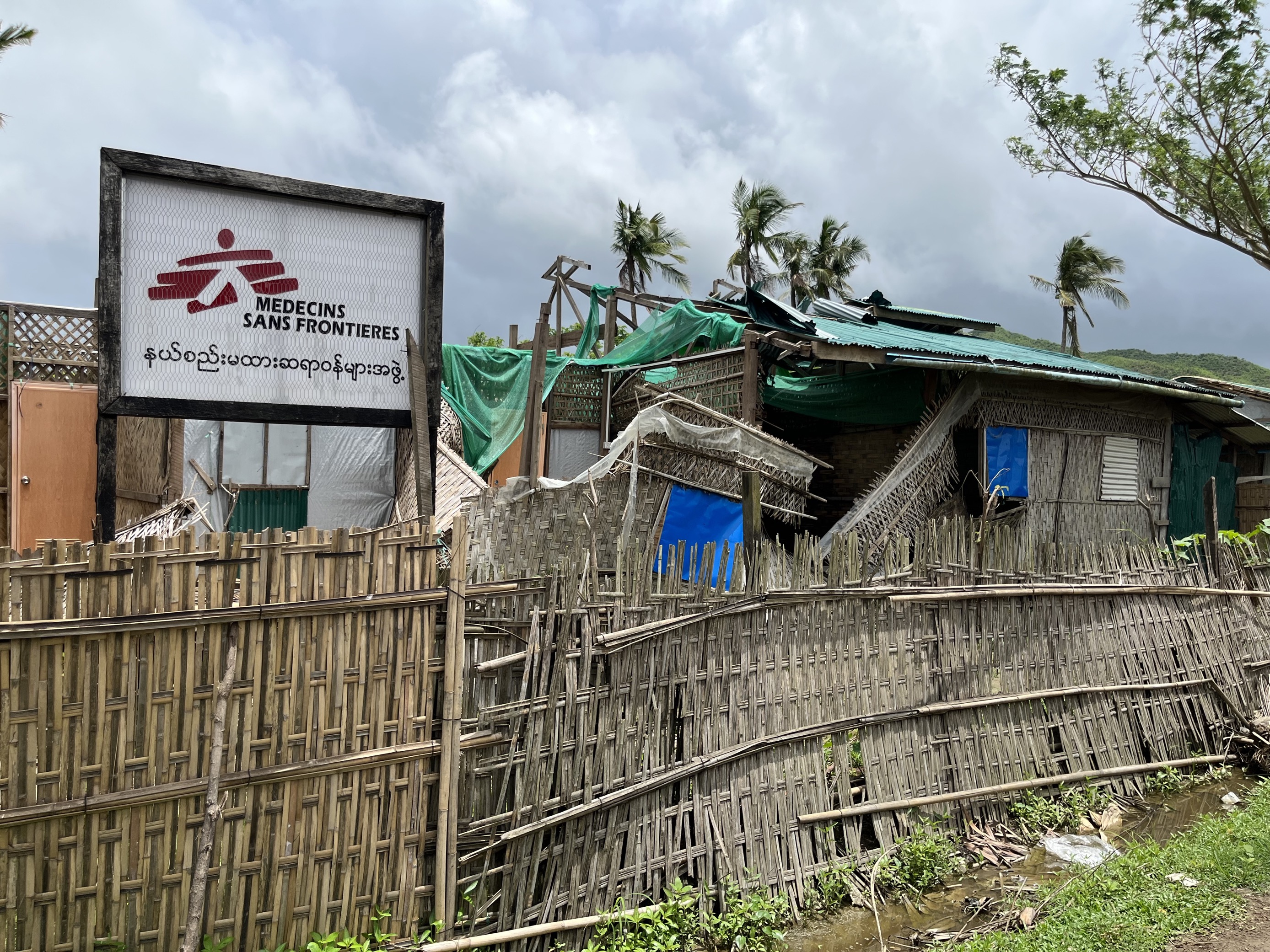 after Cyclone Mocha hit parts of Myanmar, MSF staff are still witnessing damage caused by the storm in many areas of Rakhine state.