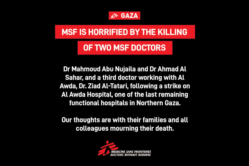 MSF doctors killed