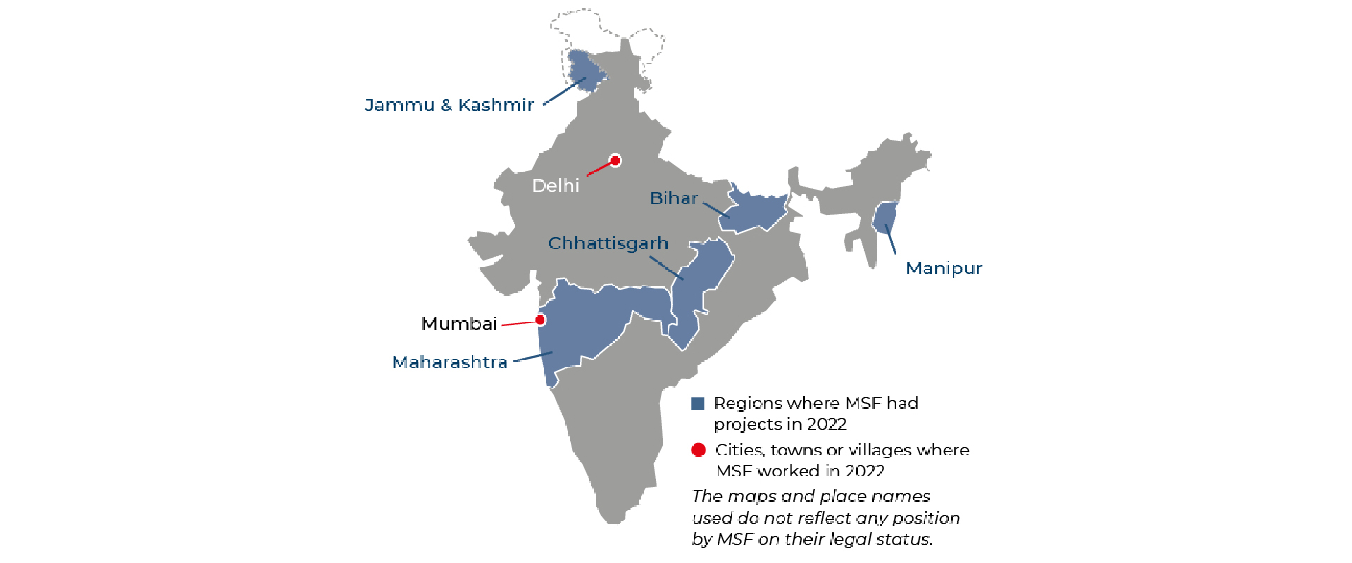 India MSF map