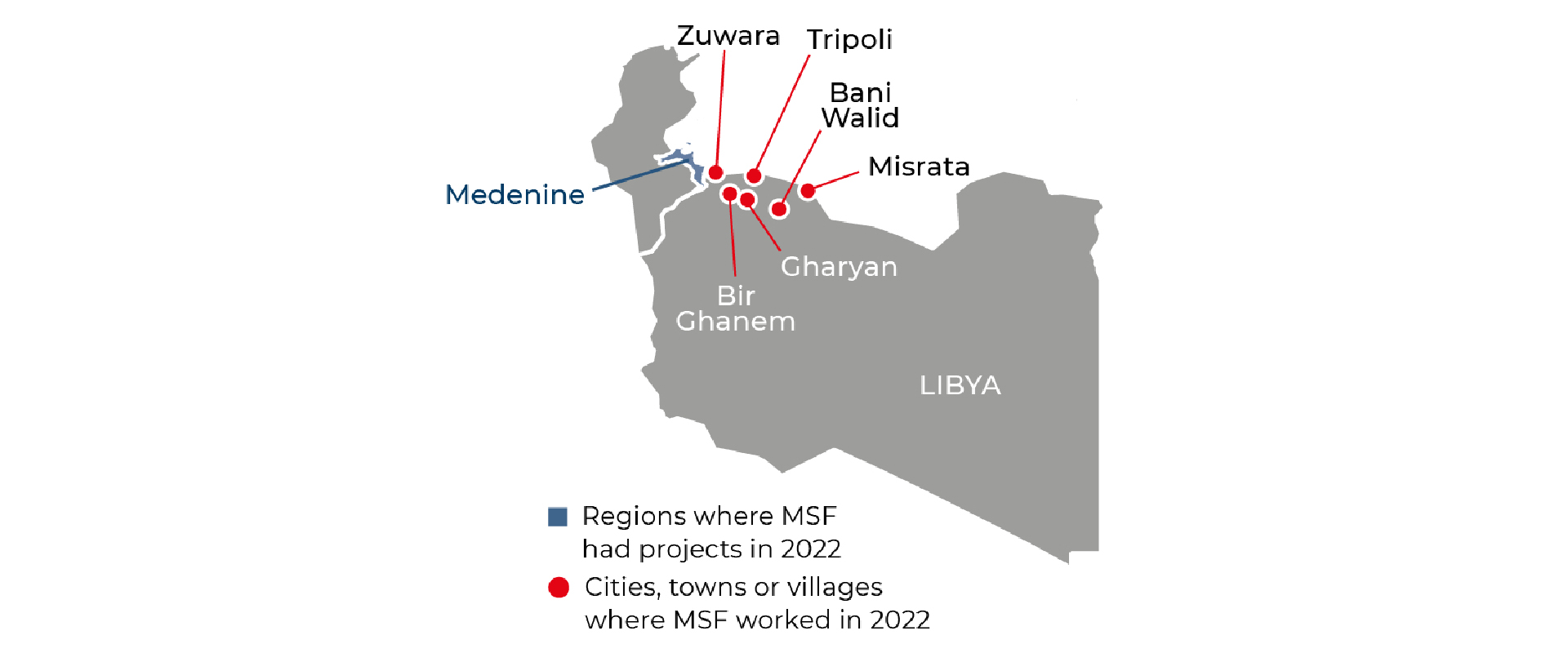 Libya MSF Map