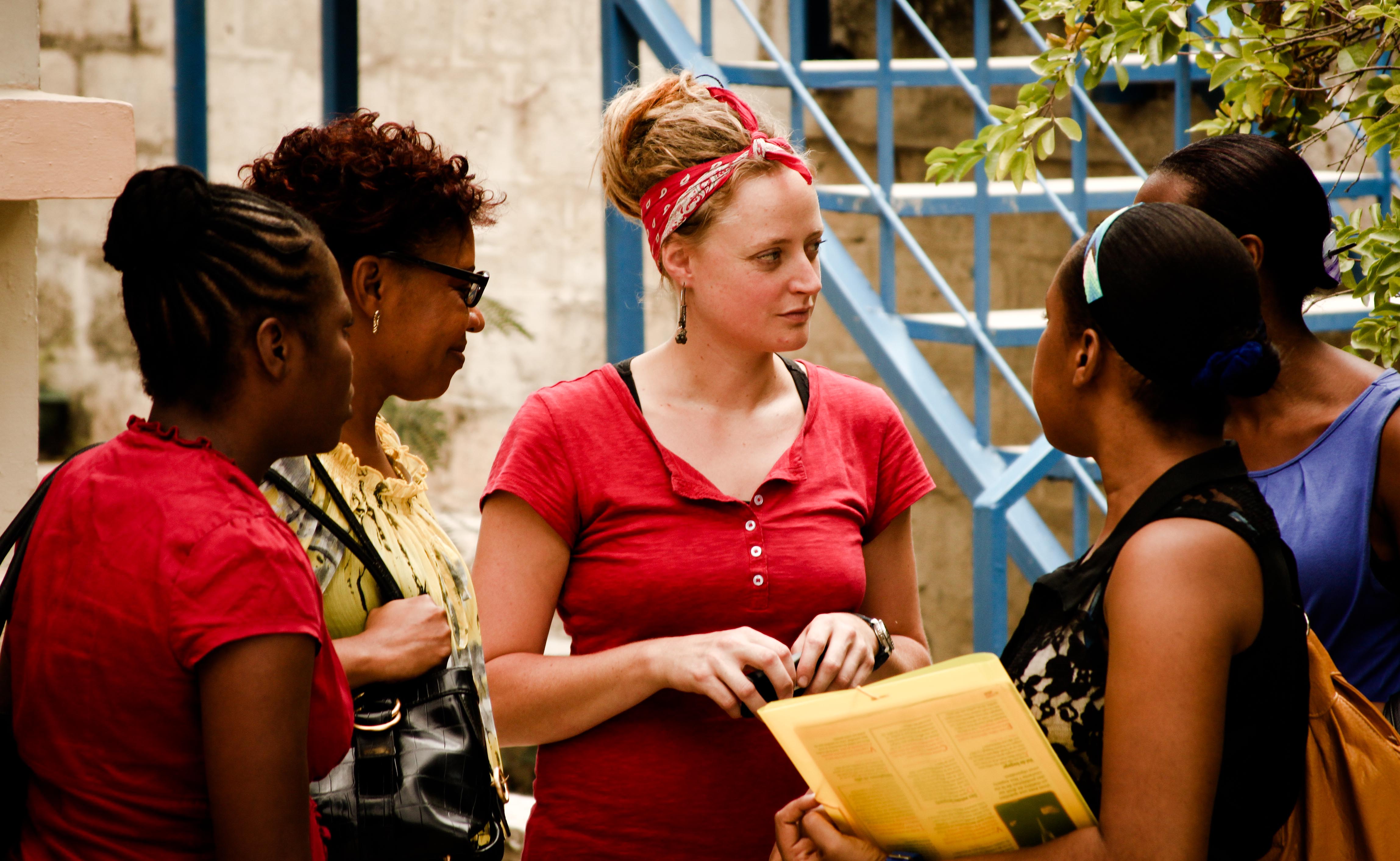 Lisa in Haiti
