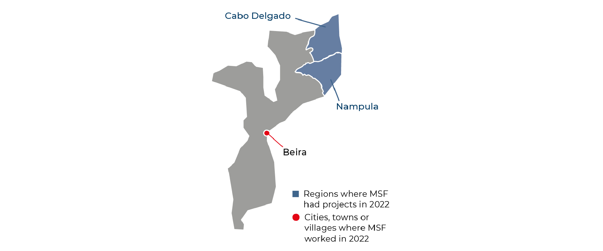 Mozambique MSF map