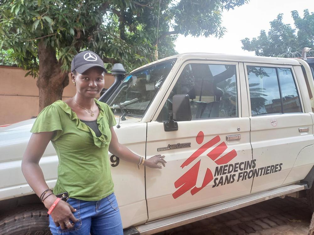 Mary James, the first female driver for MSF in South Sudan