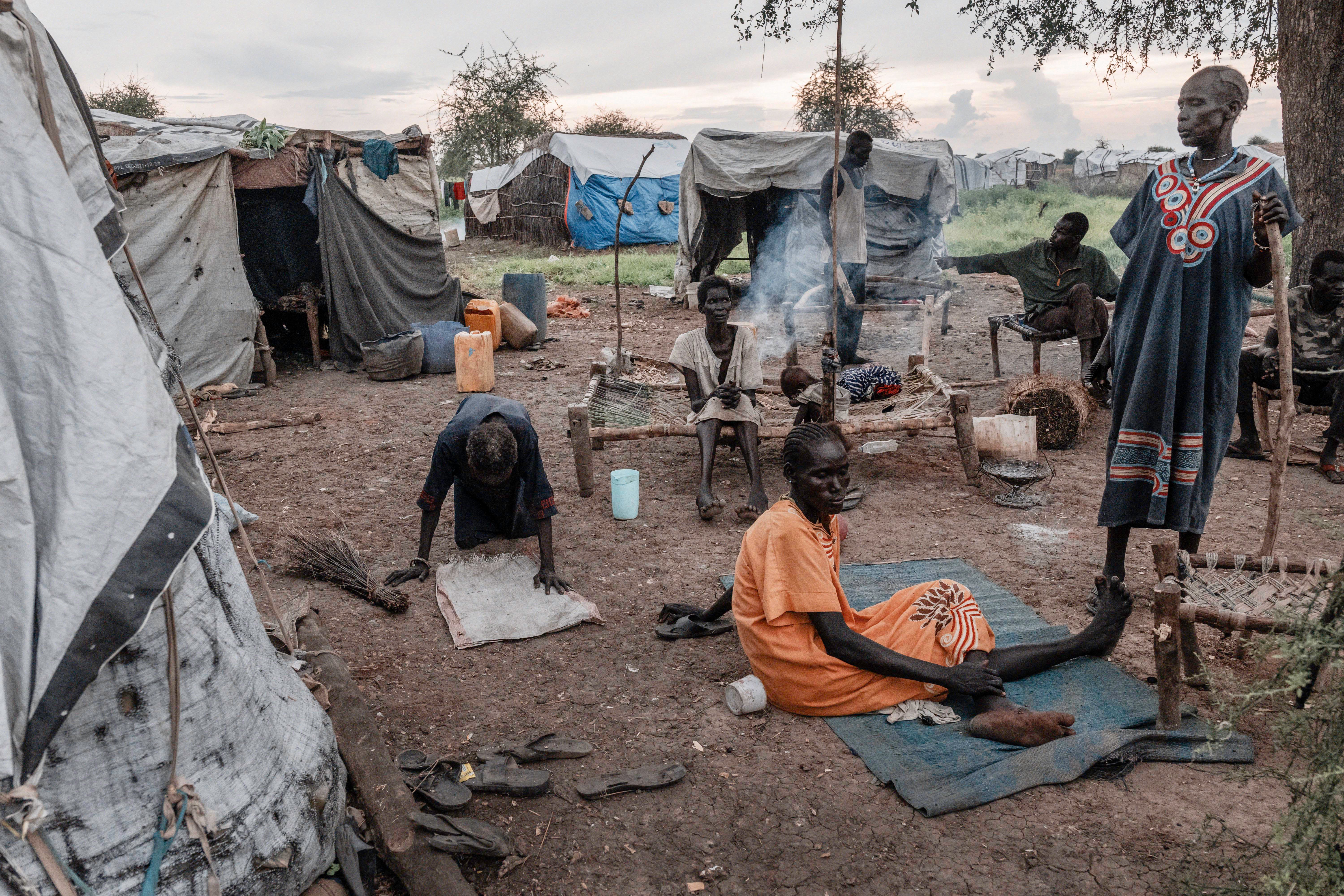 displaced people in south sudan