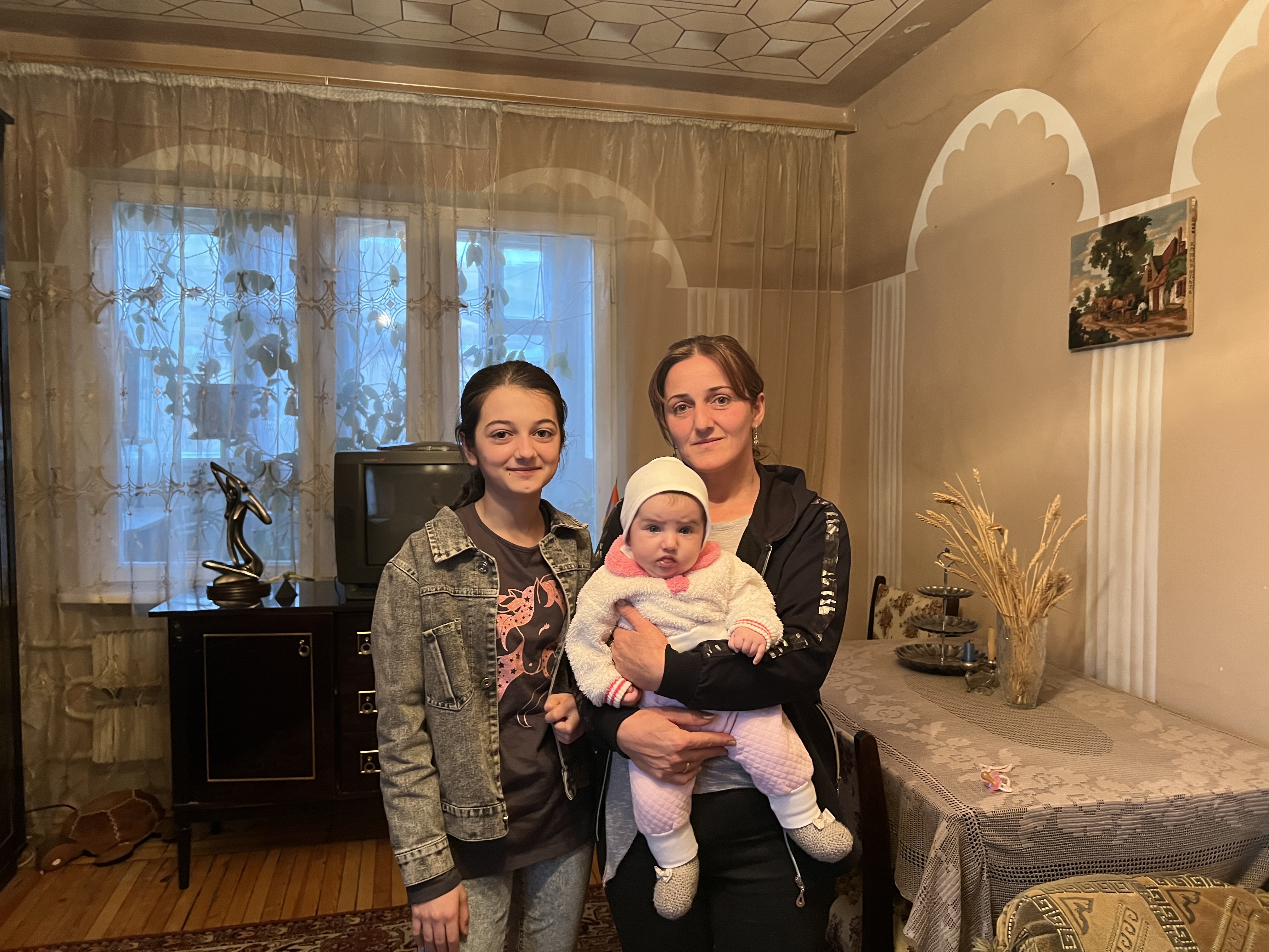 Family portrait of Mileta Sargsyan