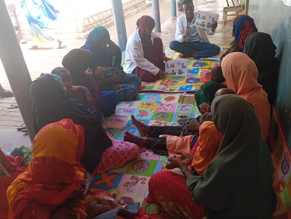 mental health group counselling session in Somalia
