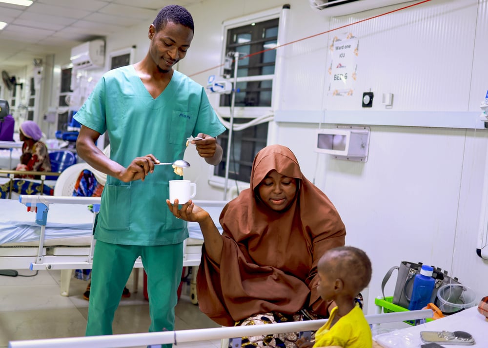 MSF Seeing an average of 100 children suffering from malnutrition daily in Maiduguri