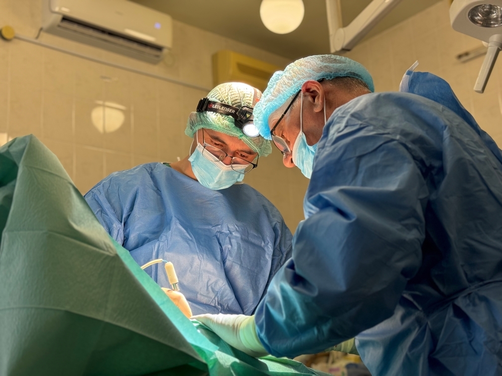 Doctors perform surgery
