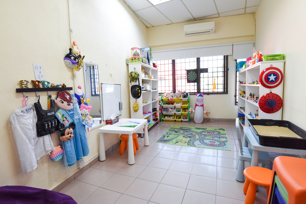 A children's playroom