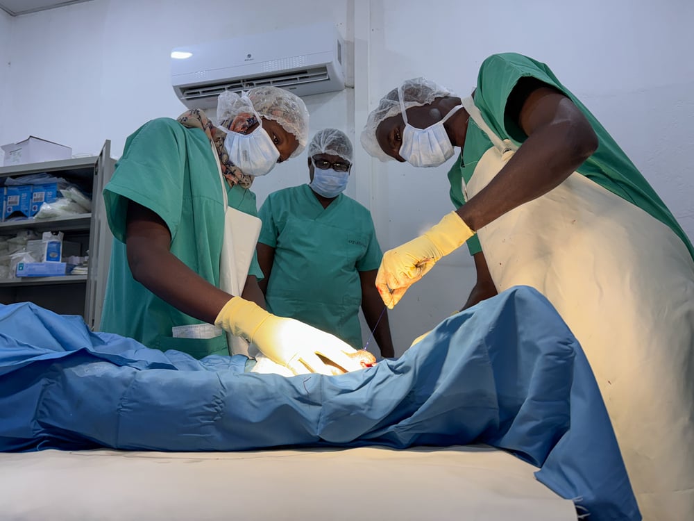 Surgery at Tawila hospital