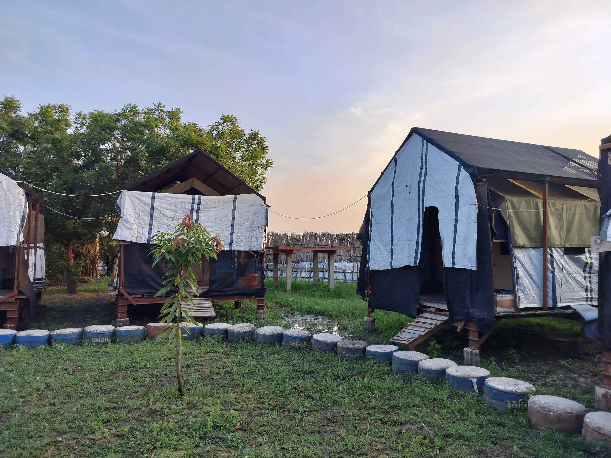 The MSF accommodation at Old Fangak