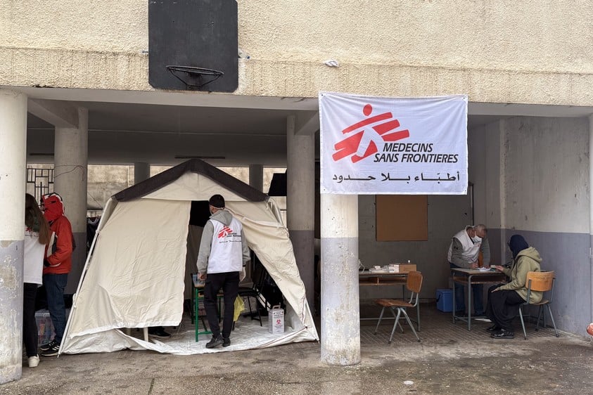 MSF mobile unit in Beirut