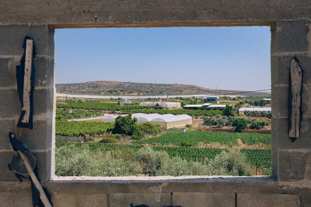 The view from Rana's home