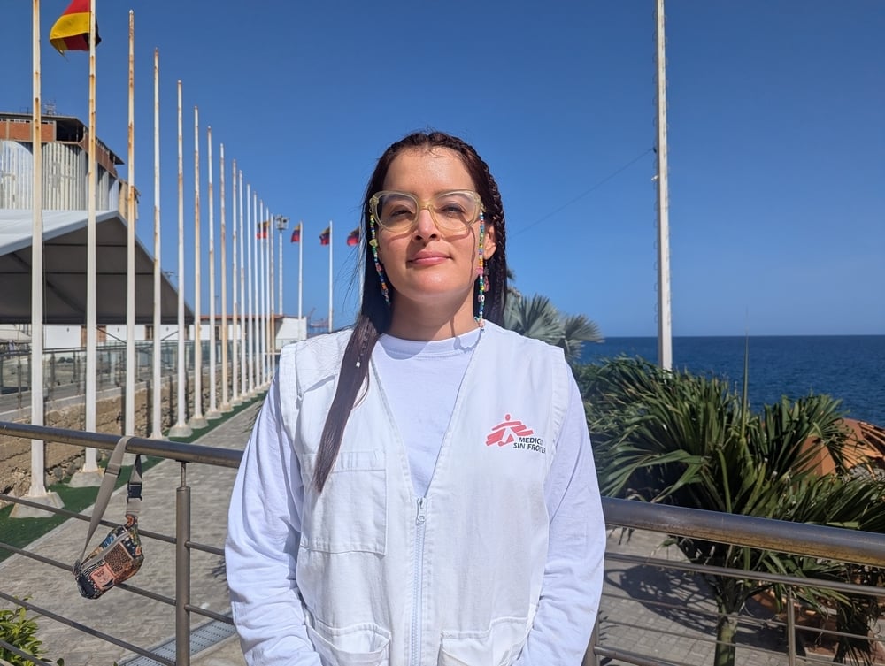 MSF psychologist Natalia Tapiero
