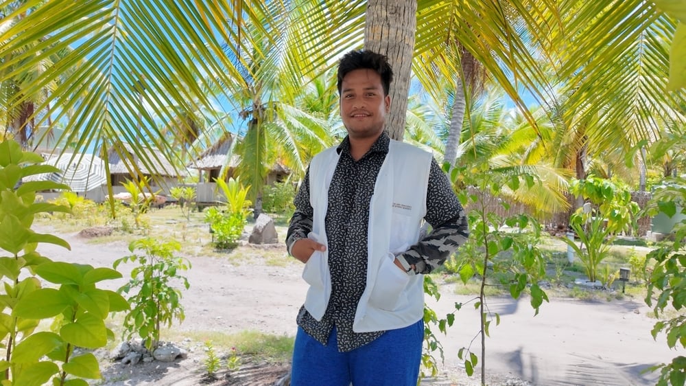 MSF WASH supervisor Mila Tirikai
