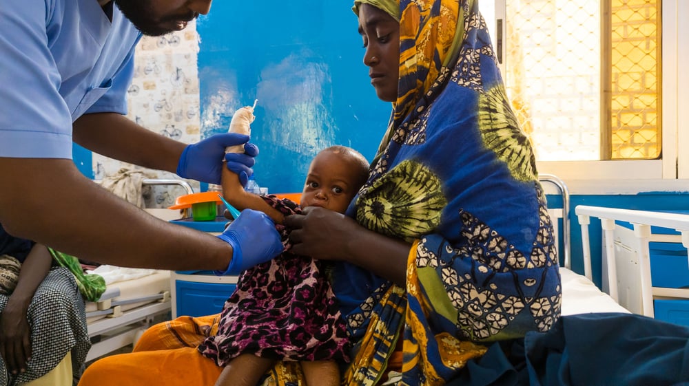After two months unable to reach care, a mother of five brought her child to a hospital for the first time.