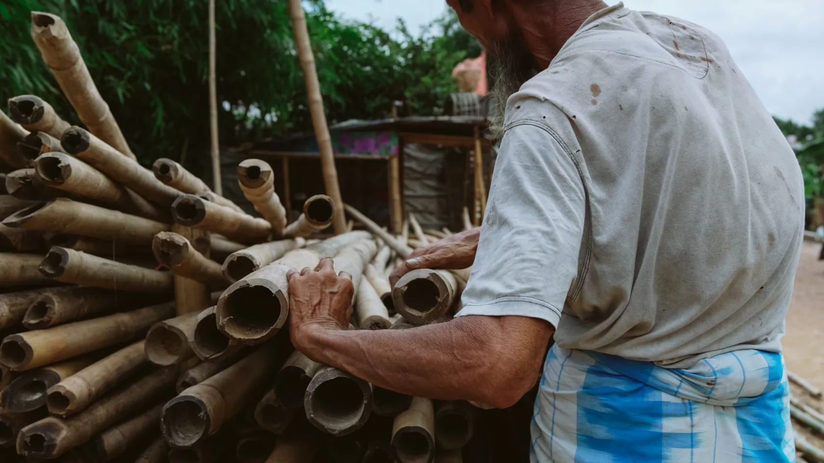 Man in Cox's Bazar