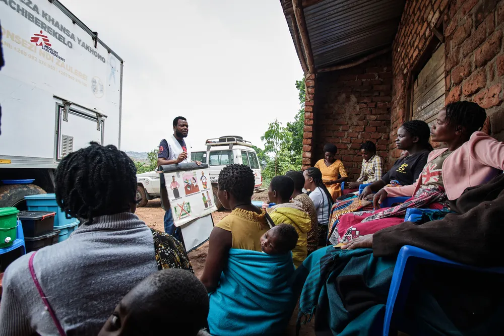 Phole Khoromana, MSF health promotion officer