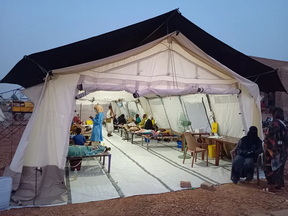 Treatment tent