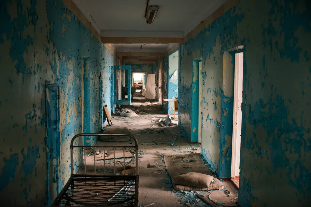 Hospital in Vysokopilla town