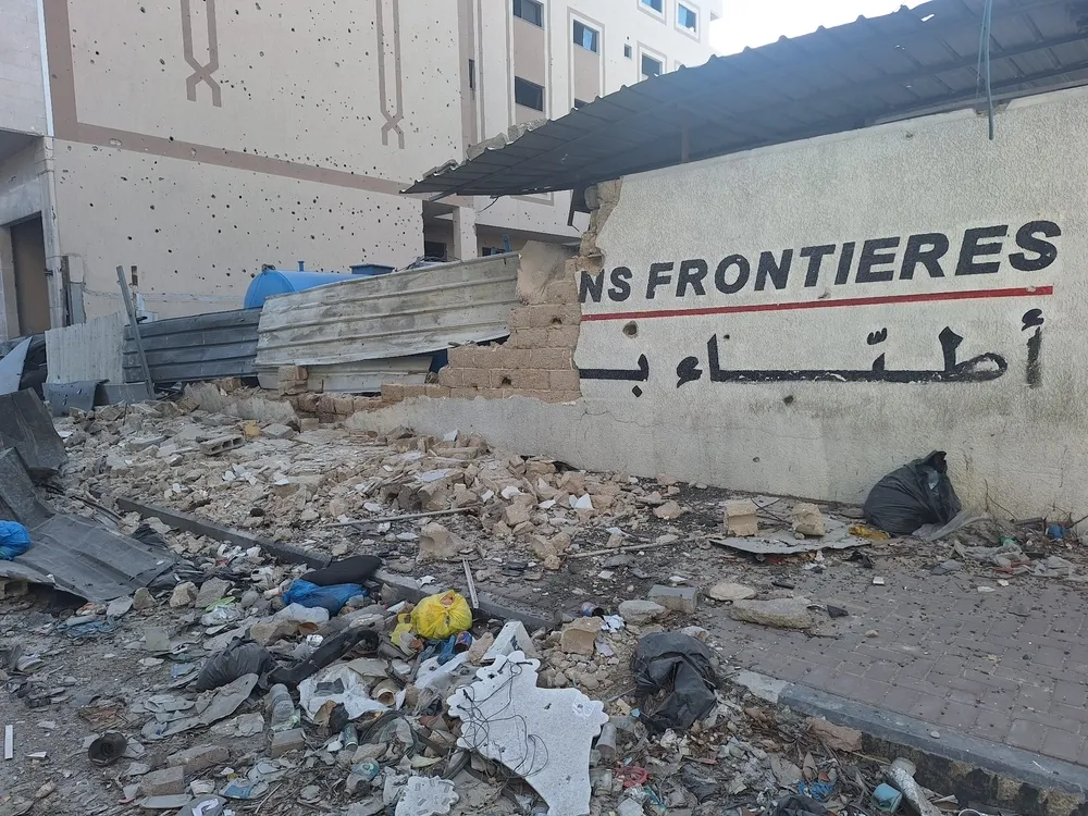 MSF office in Gaza city