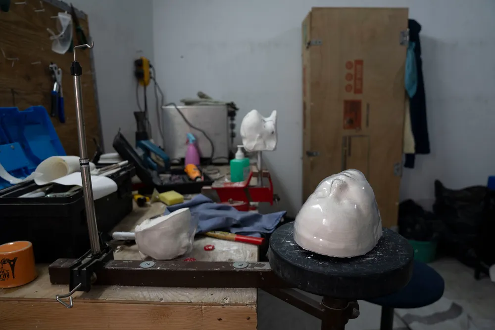 Moulding a mask