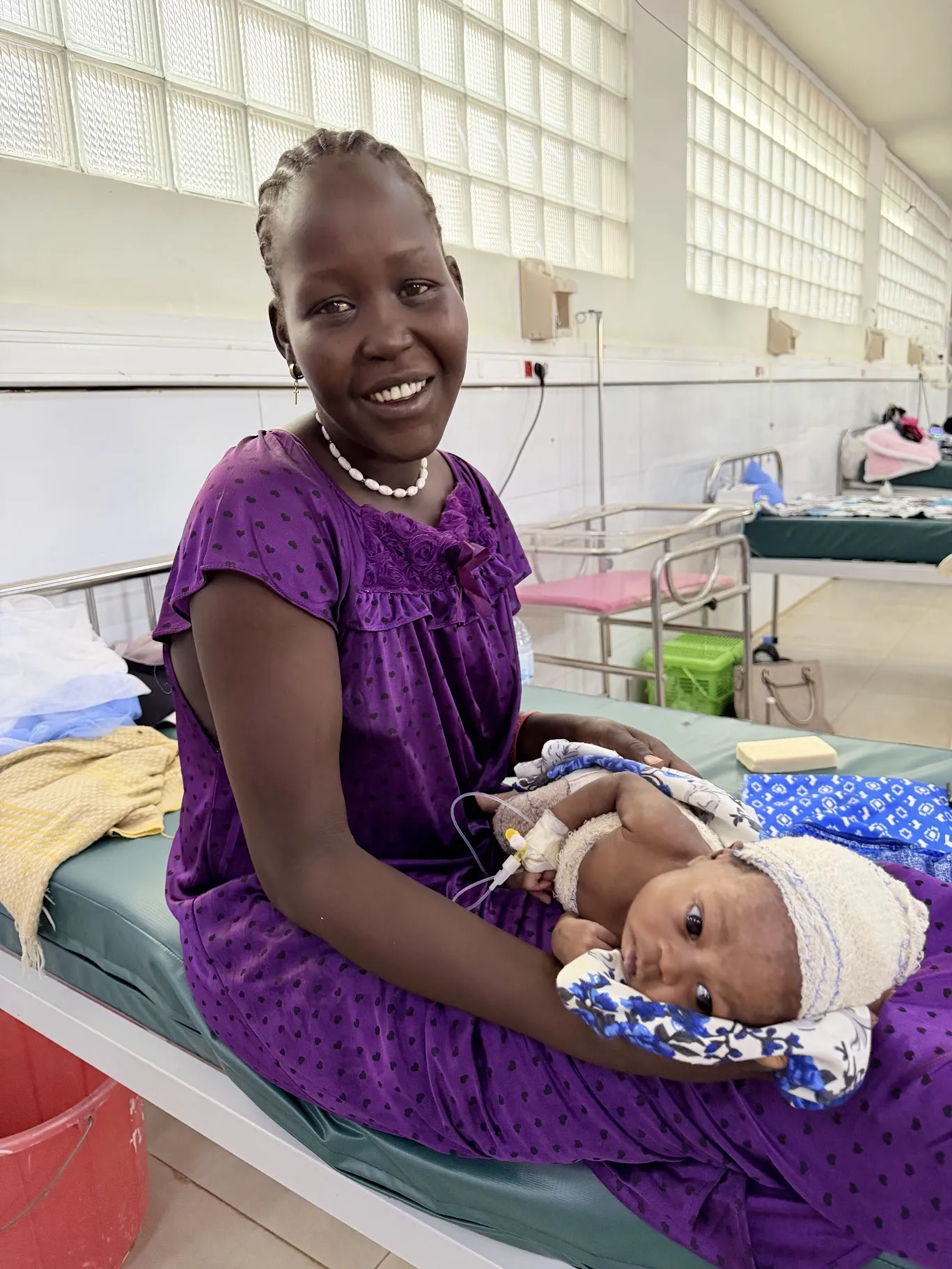 Abuk and her son Rou