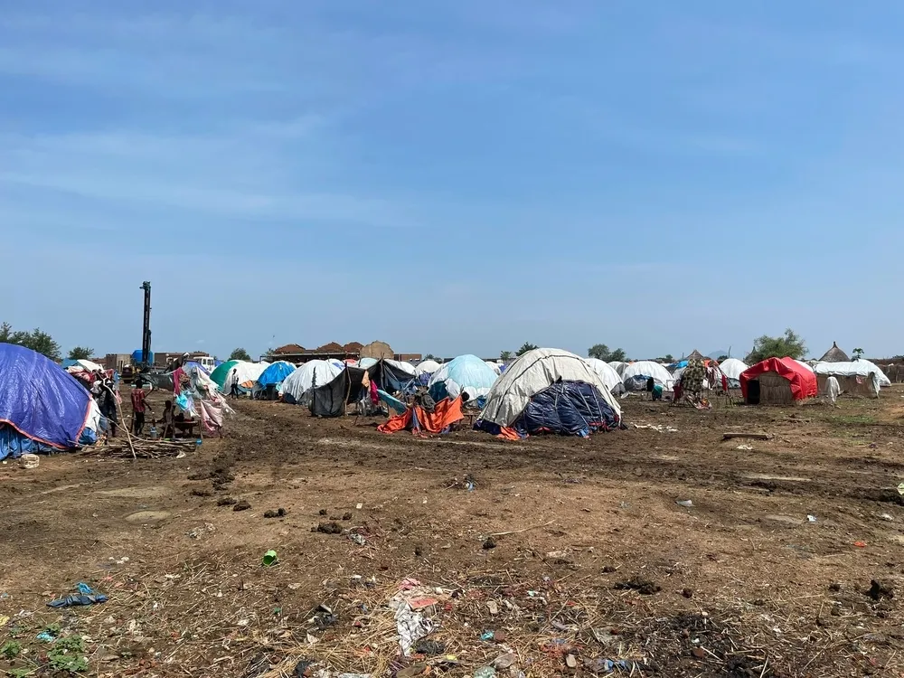 A general view of the Al-Safa camp cluster in Abu Jubayhah, South Kordofan