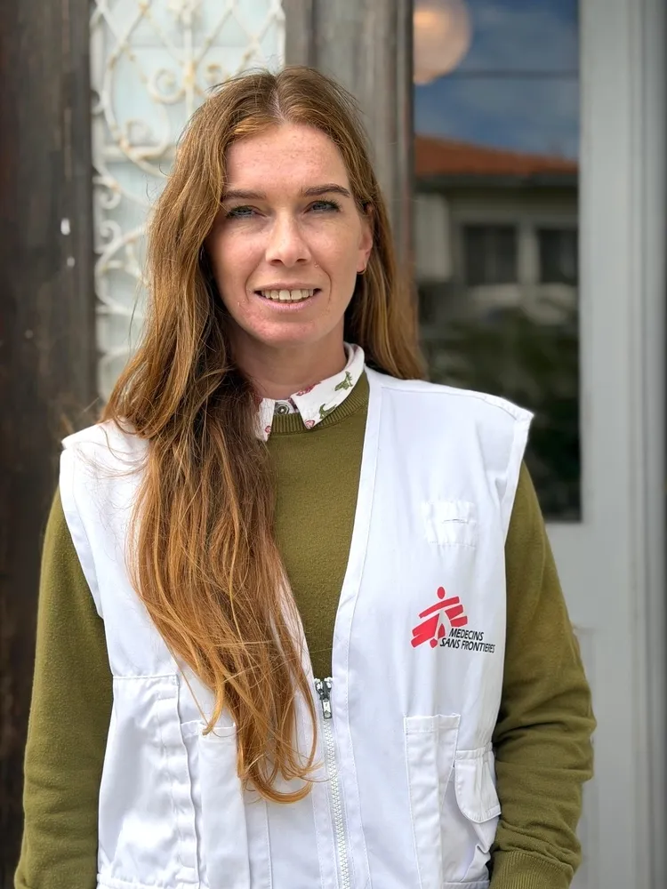 MSF psychologist Anzhelika Lastremska