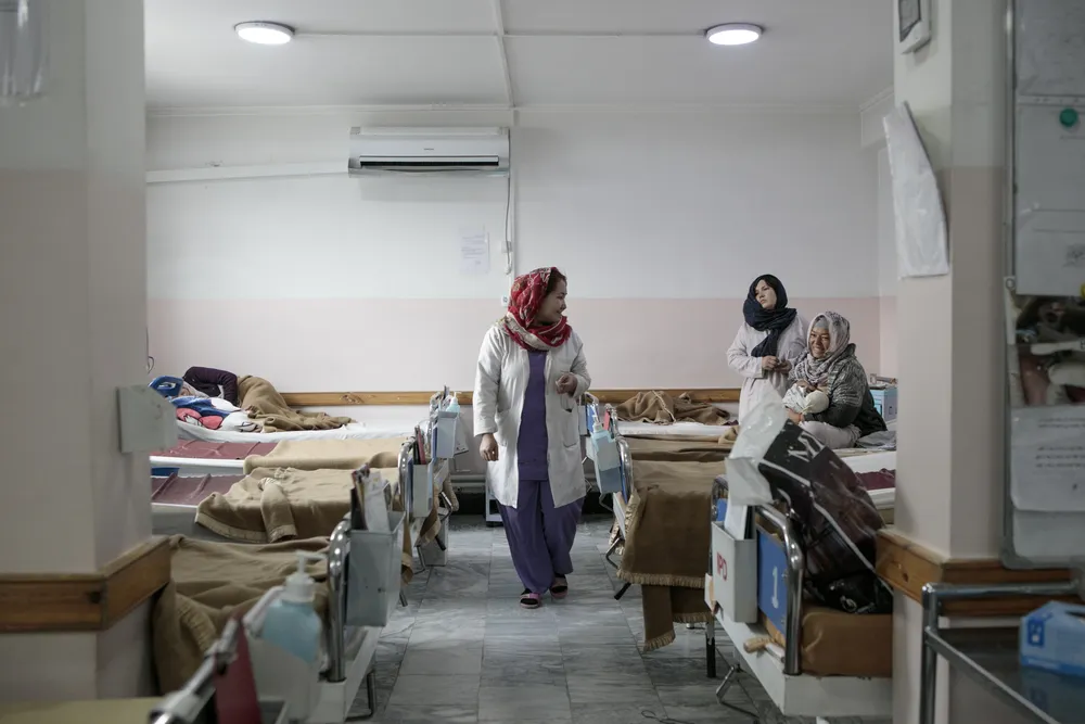 MSF's Dasht-e-Barchi maternity ward in West Kabul, which was closed after the heinous attack on mothers and midwives in May 2020. © Sandra Calligaro 