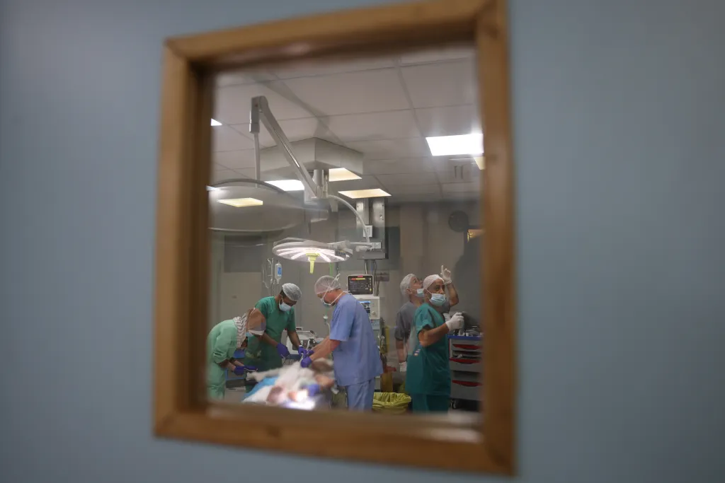 OT room at Nasser hospital