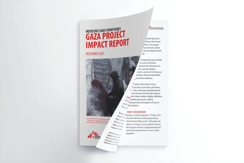 2025 Gaza Impact report cover