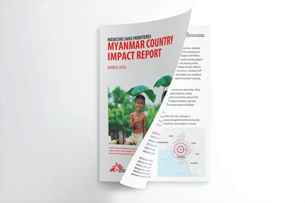 Myanman Impact report cover