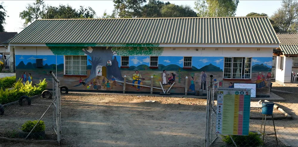 The Baobab The Baobab House provides indoor and outdoor psychosocial support for refugees. Copyright: MSF/Dorothy Meki