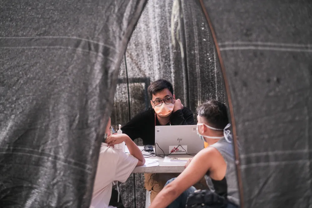 MSF's TB project in Tondo, Manila