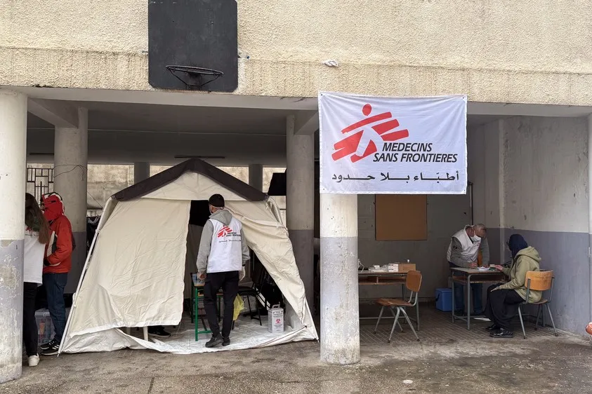MSF mobile unit in Beirut