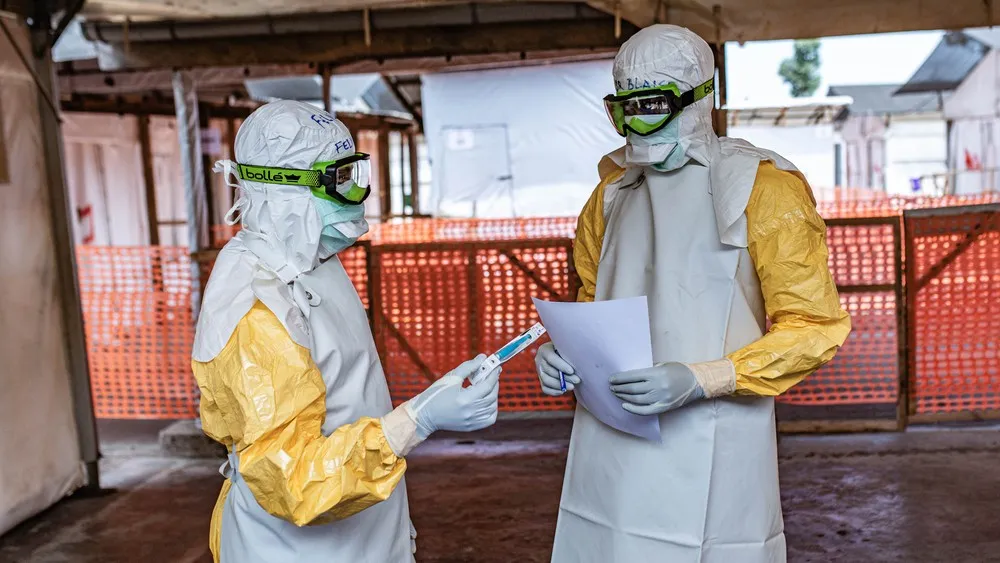 MSF Ebola treatment center in Goma
