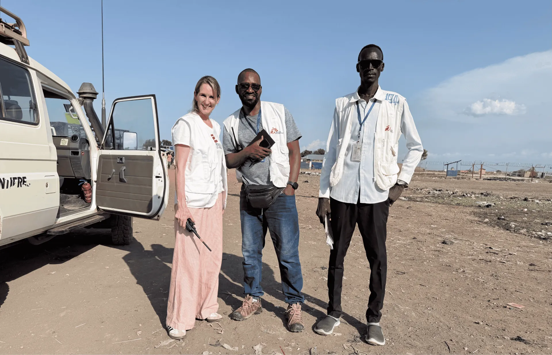 Joanne Lillie at Bentiu displaced people’s camp