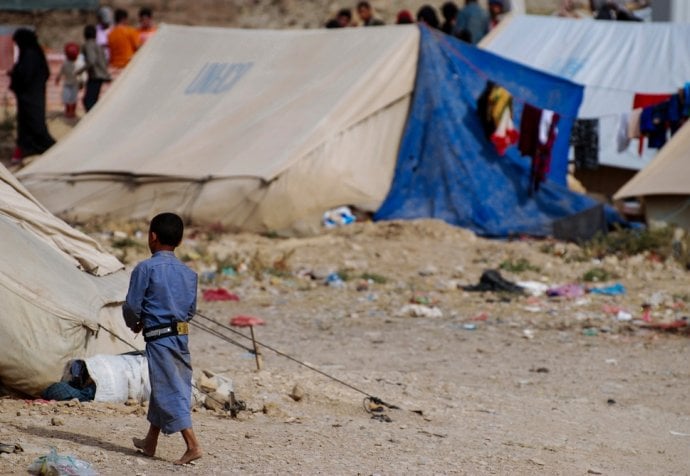 North-governorate of Yemen in the camps of Huth and Khamir.