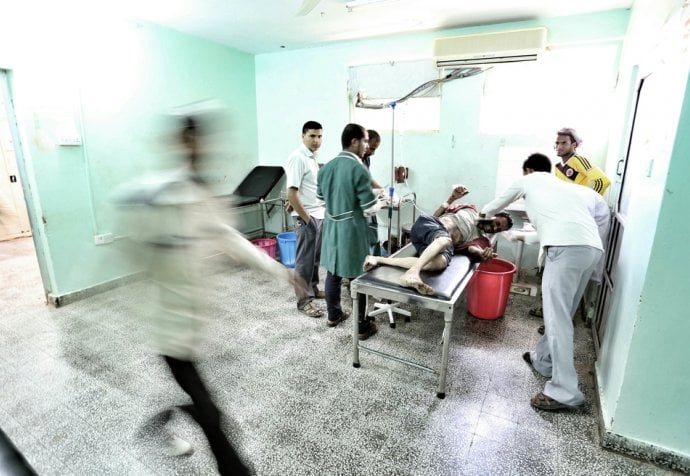 MSF Al-Nasr supported hospital - Al-Dhale,Yemen