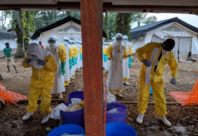 Ebola Treatment Center (ETC) in Mangina
